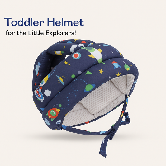 Giggli™ 360° Protective Baby Safety Helmet | Adjustable Head Guard with Ear Protection & Soft Cushion | Ultra-Light & Breathable for Infants & Toddlers (For 6 Months to 3 Years)