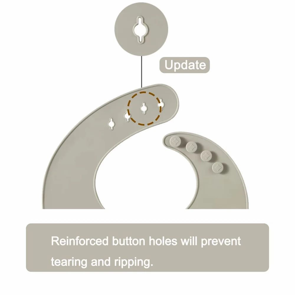 Giggli™ – The Ultimate Silicone Bib for Mess-Free Mealtime Fun!