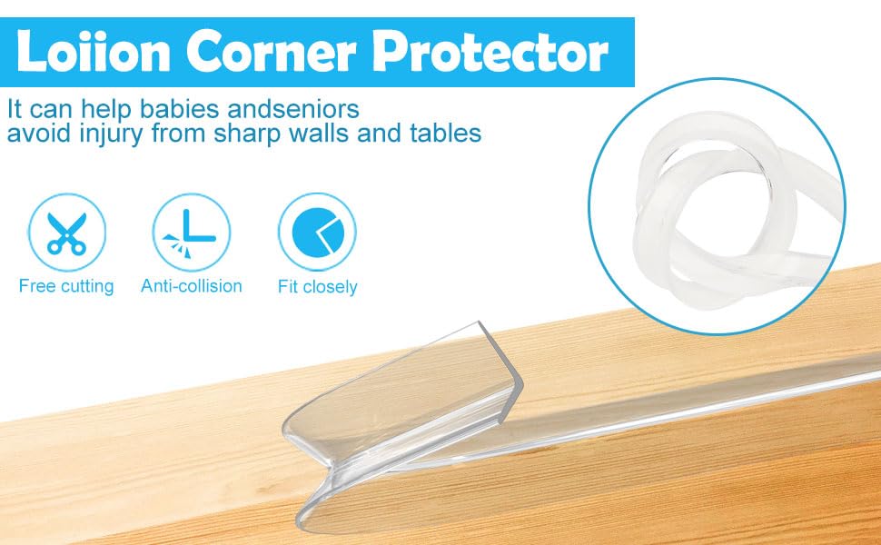 Giggli™ Transparent Corner Guard & Edge Protector – Ultra-Safe Baby Proofing Strip