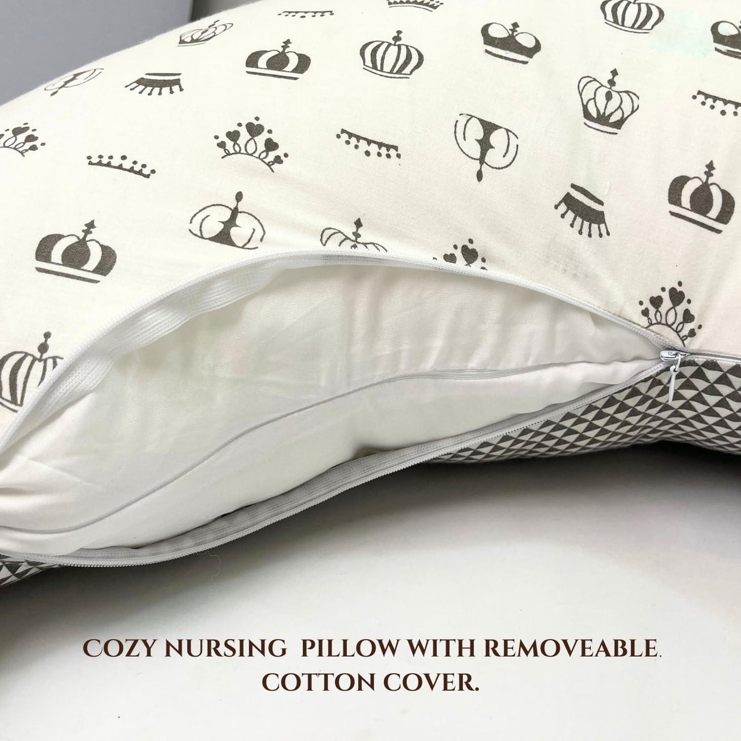 Giggli™ 5-in-1 Multifunctional Royal Comfort Baby Pillow | Feeding, Sleeping & Support System