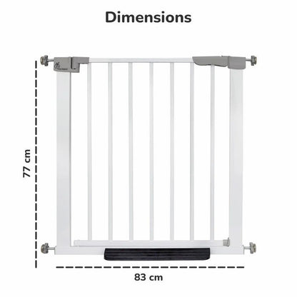 Giggli™ Ultimate Baby Safety Gate - Adjustable 76-83cm with 180° Wide Opening!