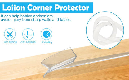 Giggli™ Transparent Corner Guard & Edge Protector – Ultra-Safe Baby Proofing Strip