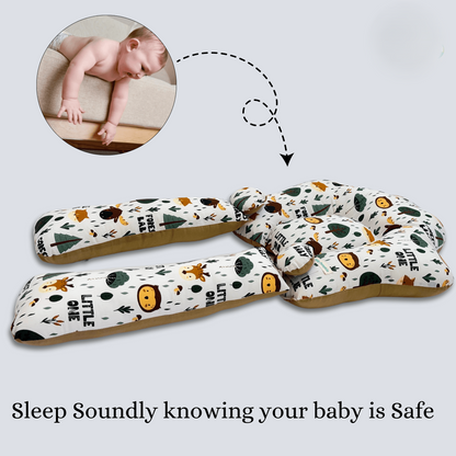 Giggli™ Jungle Snug Baby Lounger – Forest Safety Nest for Newborns