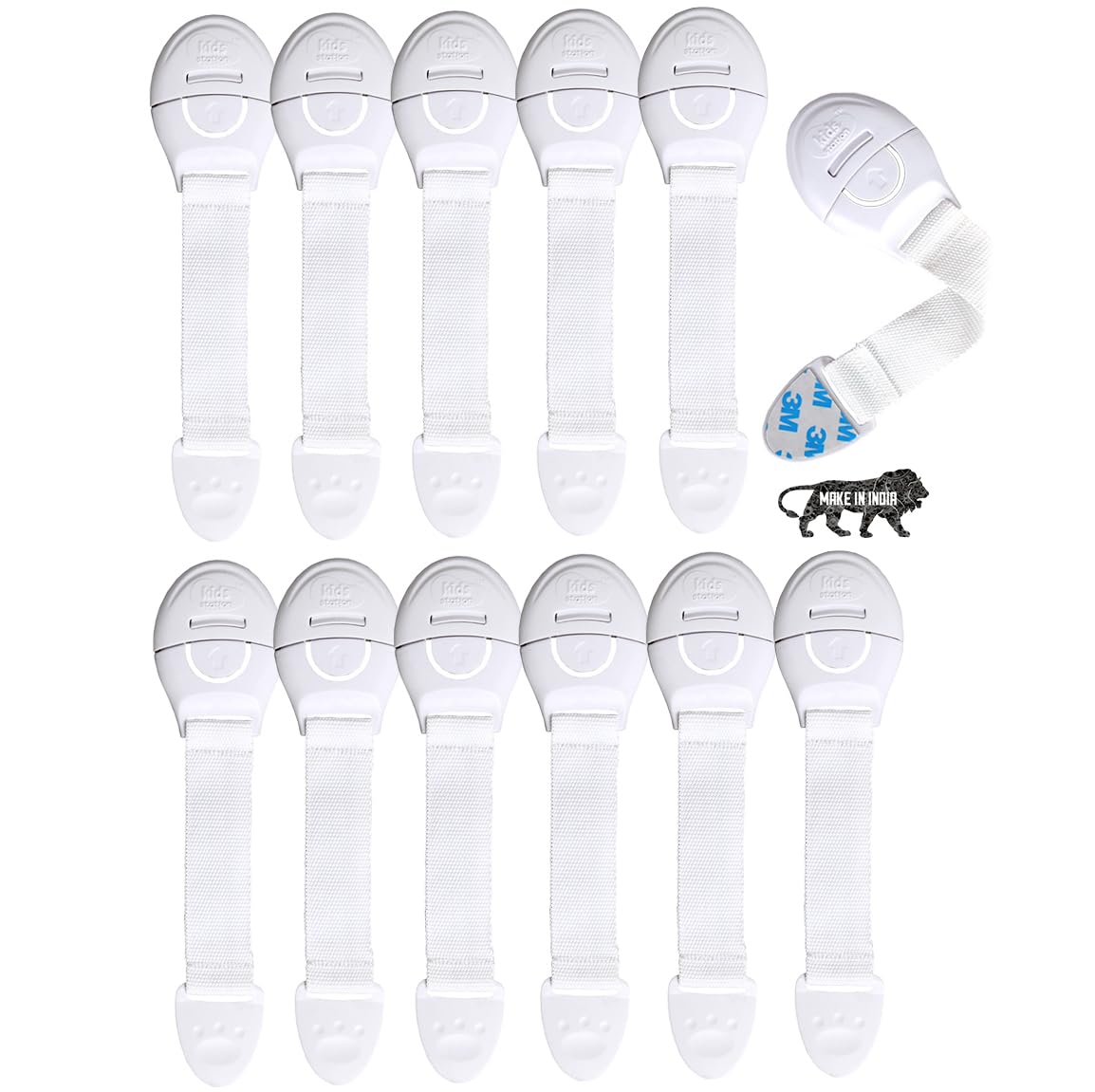 Giggli™ 3M Adhesive Baby Safety Lock – No Drill, No Mess, Just Total Protection