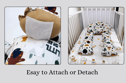 Giggli™ Jungle Snug Baby Lounger – Forest Safety Nest for Newborns