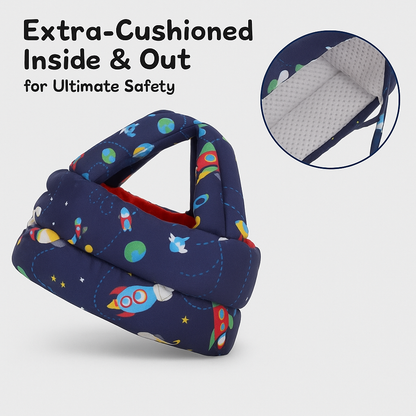 Giggli™ 360° Protective Baby Safety Helmet | Adjustable Head Guard with Ear Protection & Soft Cushion | Ultra-Light & Breathable for Infants & Toddlers (For 6 Months to 3 Years)