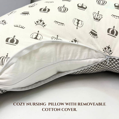 Giggli™ 5-in-1 Multifunctional Royal Comfort Baby Pillow | Feeding, Sleeping & Support System
