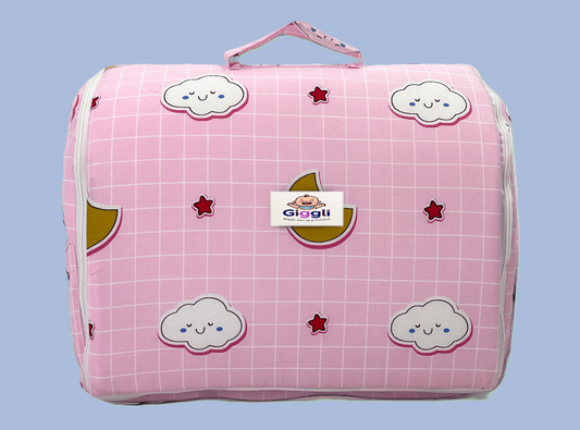 Giggli™ 5-in-1 Baby Foldable Bed Set – Lightweight, Portable & Ultra-Comfortable Baby Sleeping Nest