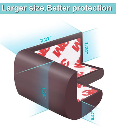 Giggli™ Premium Baby Safety Corner Guards – Soft Foam Edge Protectors with 3M Tape