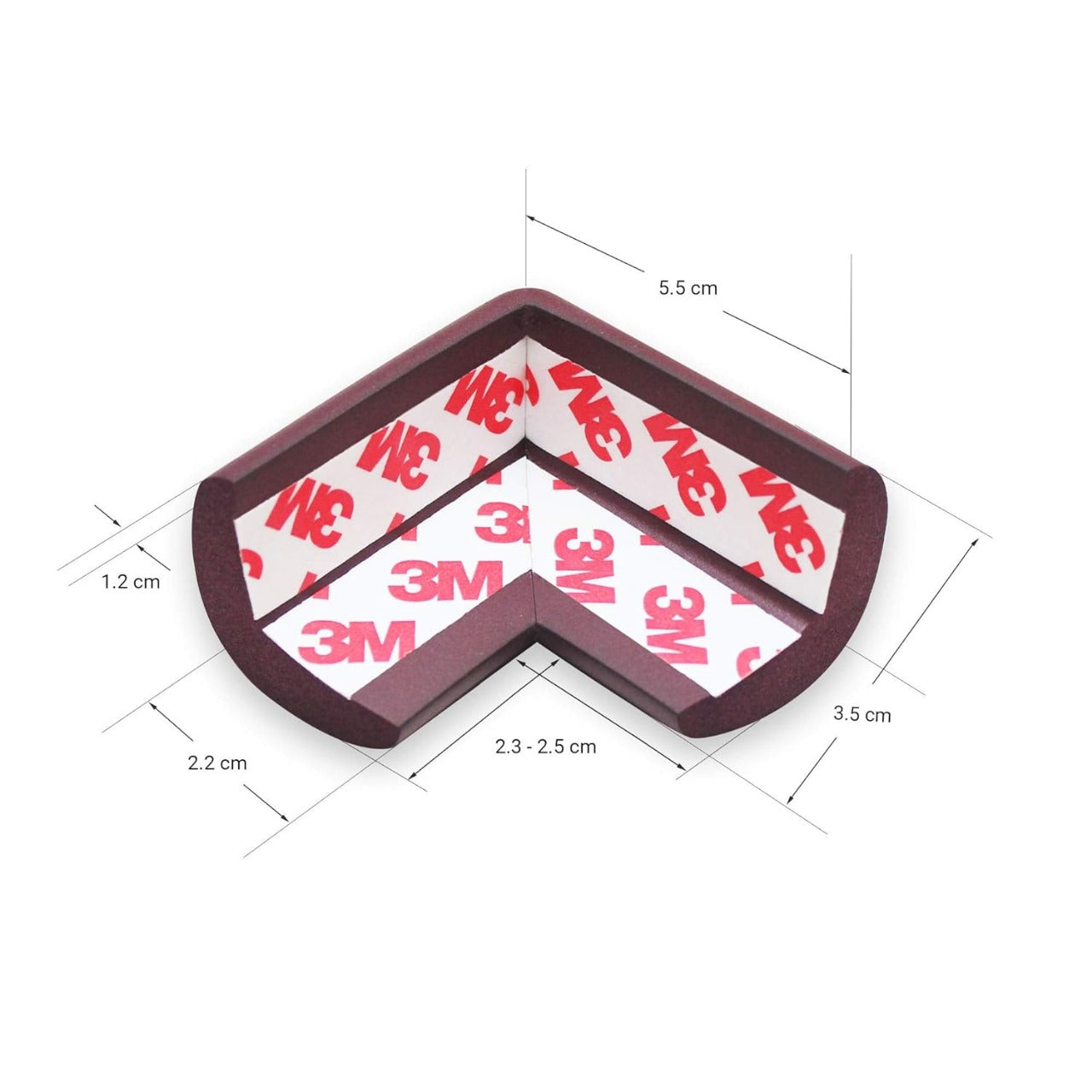 Giggli™ Premium Baby Safety Corner Guards – Soft Foam Edge Protectors with 3M Tape
